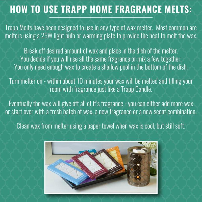 How to Use Trapp Wax Melts